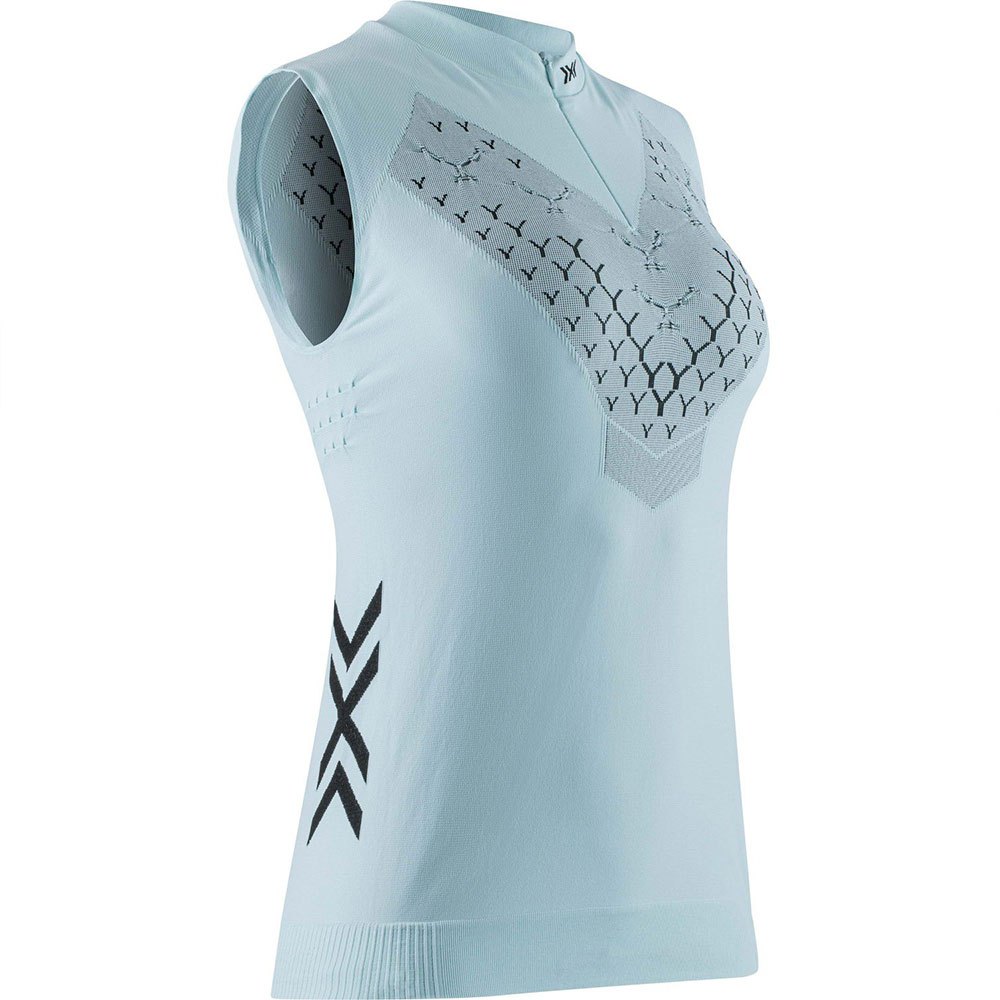 X-bionic Twyce Run Sleeveless T-shirt Blau M Frau von X-bionic