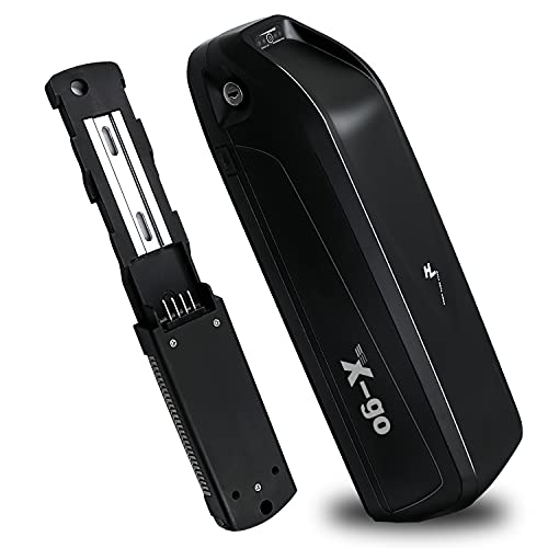 X-go Ebike Akku 36V 15AH mit USB-Port & Netzschalter,Ladegerät,4-Pin Grundplatte,Sicherer Verriegelung, Stabile Ebike Battery für 250W 350W 500W 750W Motor von X-go