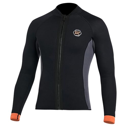 Neoprenanzug Jacke für Damen 3mm Neoprenanzug-Oberteile für Frauen Warmhalten Langarm Frontreißverschluss Neoprenoberteil für Tauchen Surfen Schnorcheln Schwimmen Wassersport M Größe Neoprenanzug Jacke für Damen 3mm Neoprenanzug-Oberteile für Frauen Warmhalten Langarm Frontreißverschluss Neoprenoberteil für Tauchen Surfen Schnorcheln Schwimmen Wassersport M Größe von X-mAnTA
