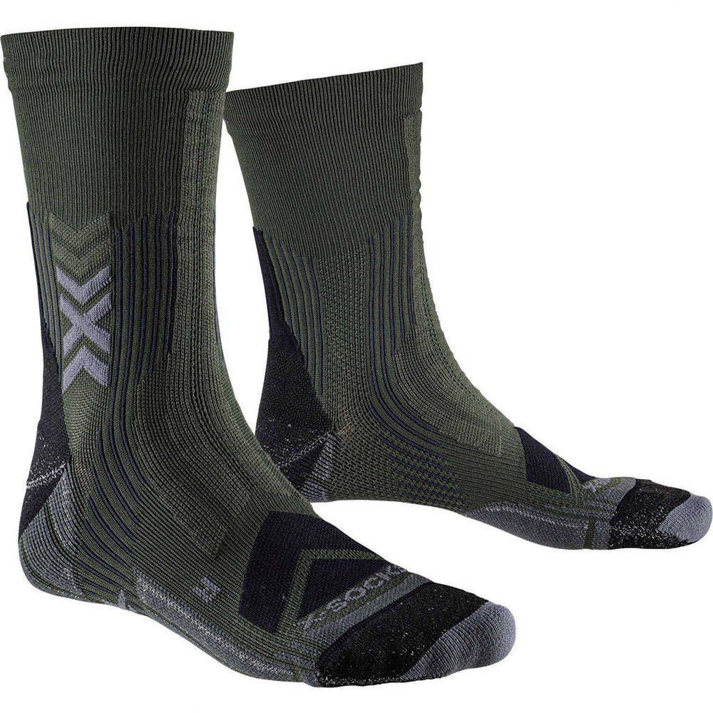 X-socks Hike Expert Silver Crew Socks Grün EU 35-38 Mann von X-socks