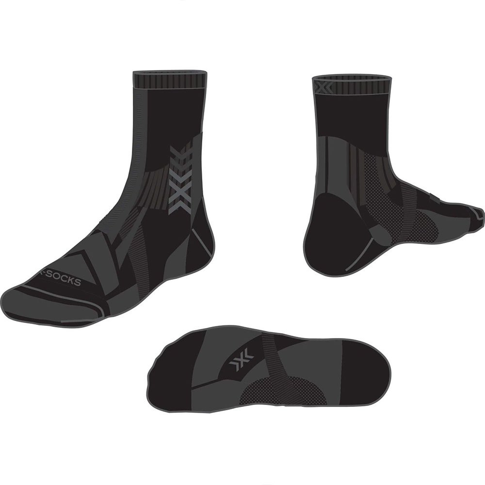 X-socks Hike Expert Silver Crew Socks Schwarz EU 45-47 Mann von X-socks