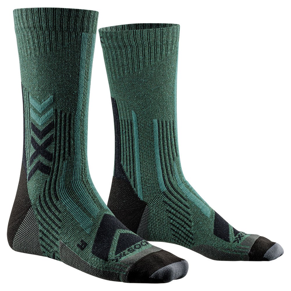 X-socks Hike Perform Merino Crew Socks Grün EU 35-38 Mann von X-socks