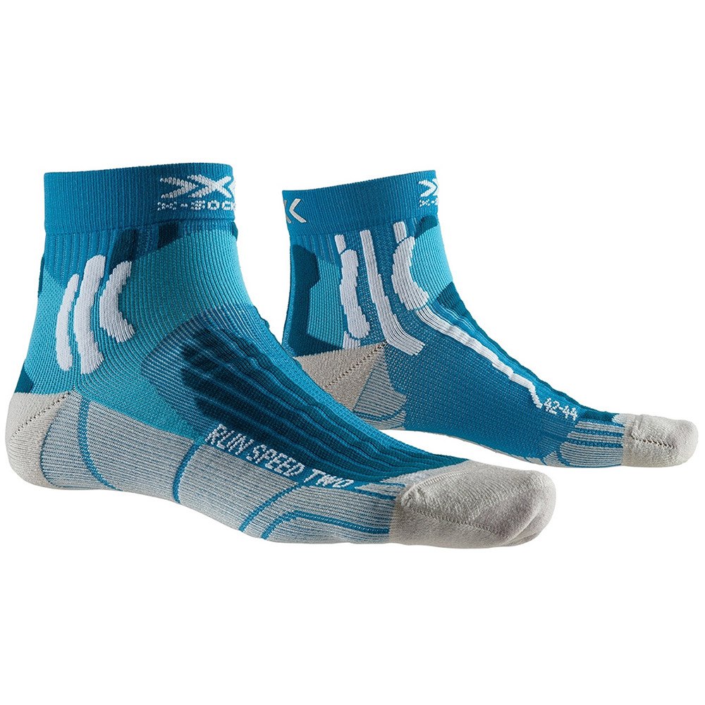 X-socks Running Speed Two Socks Blau EU 39-41 Mann von X-socks