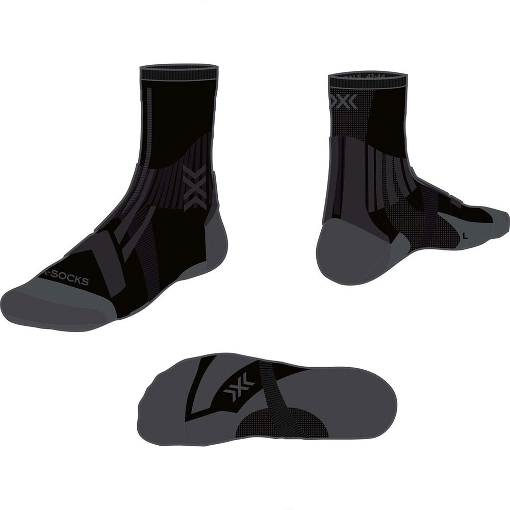 X-socks Trail Run Perform Crew Socks Schwarz EU 39-41 Mann von X-socks