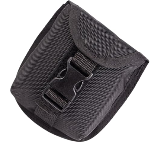 Diving Weight Bag 2kg Scubas Diving Leads Belt Weight Bag Diving Belt Bag Weight Belt Bag with Quick Release Buckle, Schwarz , 14 x 12.5 cm von XAGMODSHN