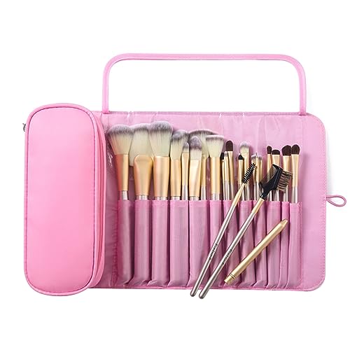 XAGMODSHN Kosmetiktasche, Kosmetikpinsel, Aufbewahrungstasche, multifunktional, faltbar, professionelle Beauty-Kosmetik, Make-up-Toolkits, A von XAGMODSHN