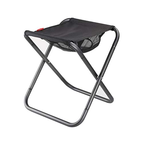 XANAYXWJ Campinghocker, zusammenklappbarer Campinghocker mit Netz-Aufbewahrungstasche, Outdoor-Slacker-Stuhl, Größe: 31 x 36 x 40 cm von XANAYXWJ