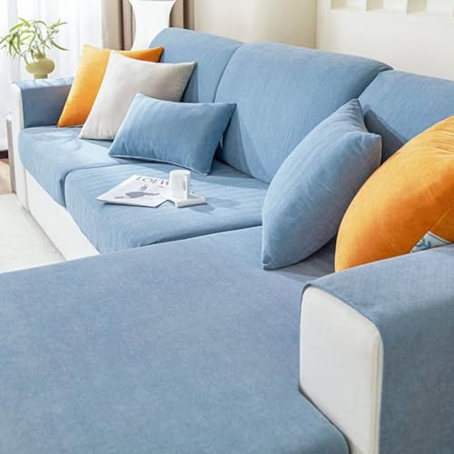 XANAYXWJ Fischgräten -Chenille -Sofa -Sitzabdeckungen dehnbarer Couch -Beschützer mit Kissenbezügen Möbelbezüge für 1/2/3/4 SEEPERSOPERSOFAS SEADEE Cover FÜR DEKOR DEKOR von XANAYXWJ