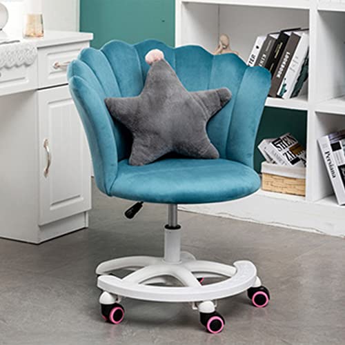 XANAYXWJ Home-Office-Schreibtischstuhl, ergonomischer Chefsessel, 360° drehbarer Arbeitsstuhl mit Lendenkissen, Schreibtischstuhl mit niedriger Rückenlehne für Schlafzimmer, Wohnzimmer von XANAYXWJ