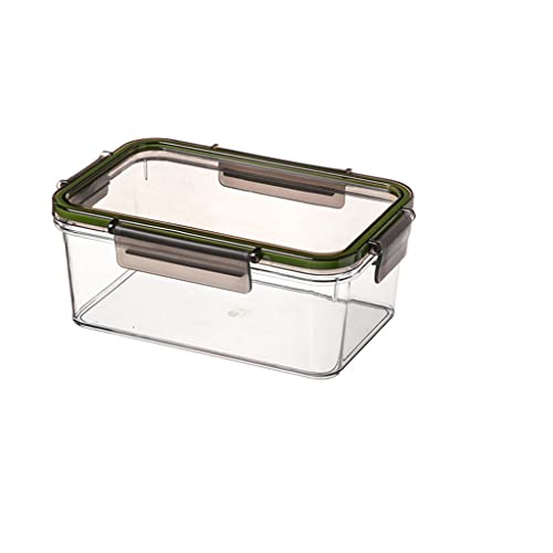 XANAYXWJ Kühlschrank-Aufbewahrungsbox, Aufbewahrungsbehälter für frisches Gemüse und Obst, Korb mit Deckel, Aufbewahrungsbox (Farbe: D, Größe: 27,3 x 18,5 x 10 cm) (D 1,5 x 15 x 8 cm) von XANAYXWJ