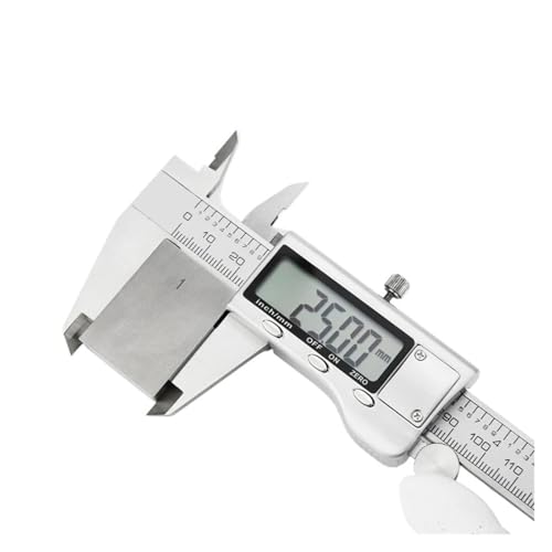 XANAYXWJ Messschieber, Metallmessschieber, digitaler Messschieber, Edelstahl, digitales Pachymeter, digitales Mikrometer, Messschieber, Messwerkzeuge aus Metall (Box Light Caliper) (Box Metal Caliper) von XANAYXWJ