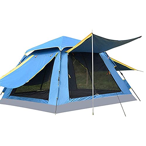 XANAYXWJ Pop-Up-Zelt für 3–4 Personen, automatisches Sofort-Campingzelt, schnelles Öffnen, wasserdichtes Outdoor-Zelt, 4-Jahreszeiten-Reisezelt mit Tragetasche für Wandern, Reisen oder Strand von XANAYXWJ