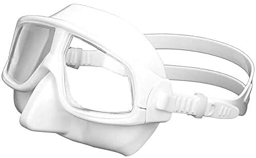 XANAYXWJ Schutzbrillen Tauchen Tauchmasken Silikon Schnorchelmaske Tauchmaske Unterwasser Bergung Tauchmaske Schwimmbrille Schwimmwerkzeuge für Erwachsene (Farbe: Weiß) von XANAYXWJ