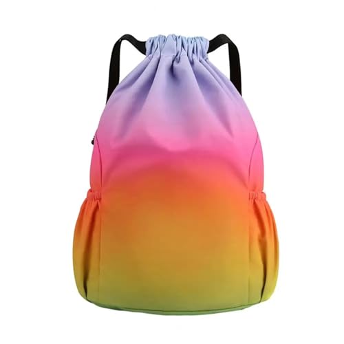 XANAYXWJ Sportrucksack mit Kordelzug, Kordelzug-Design, große Kapazität, Reisetasche für Fitnessstudio, Yoga, Fitness, Outdoor-Aktivitäten für draußen von XANAYXWJ