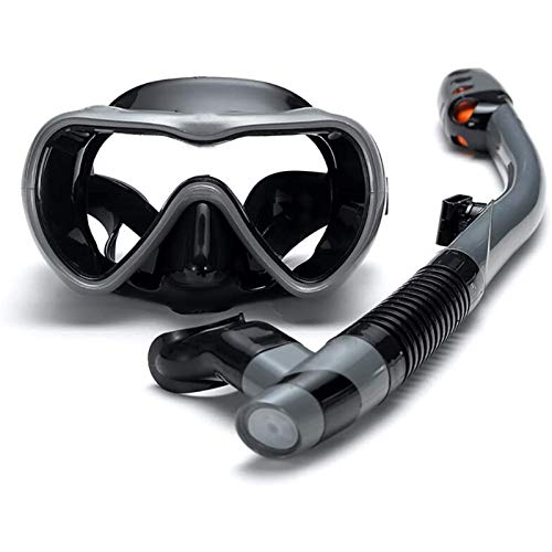 XANAYXWJ Taucherbrille mit großem Rahmen: Vollgesichts-Schnorchelmaske mit vollständiger Atmung und Antibeschlagfunktionen.Geeignet zum Tauchen und Schwimmen.A- von XANAYXWJ
