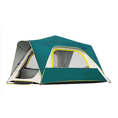 XANAYXWJ Zelt Wasserdichtes Campingzelt Doppelschichten Outdoor Angeln Touristenzelt 3-4/4-5 Personen Strandzelt Sonnenschutz Zelt Jurte von XANAYXWJ