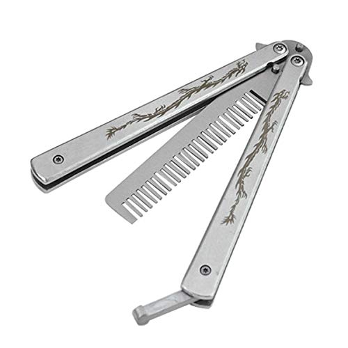 XBC Tech Dragon Totem Butterfly-Messer und -Messer aus Edelstahl, weiß XBC Tech Dragon Totem Butterfly-Messer und -Messer aus Edelstahl, weiß von XBC Tech