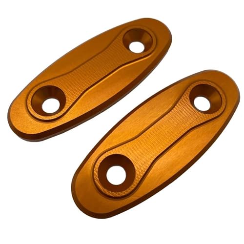 XBMTN Motorrad Rückspiegel Sockel Abdeckung Windschutzscheibe Antriebsspiegel Loch Abdeckung Für Suzuki GSXR600 2005-2016(ORANGE) von XBMTN