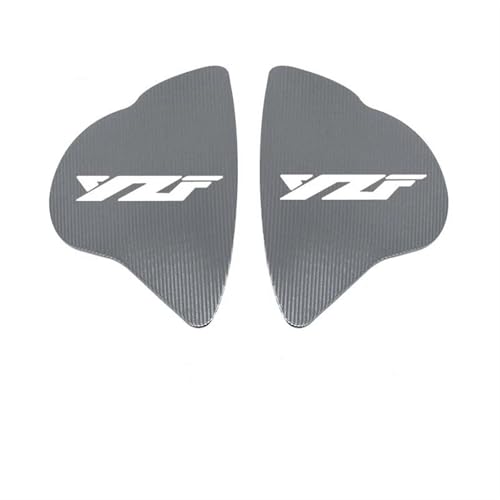 XBMTN Motorrad Rückspiegel Sockel Abdeckung Windschutzscheibe Antriebsspiegel Loch Abdeckung Für Yamaha YZFR6 2017-2022(Grau) von XBMTN