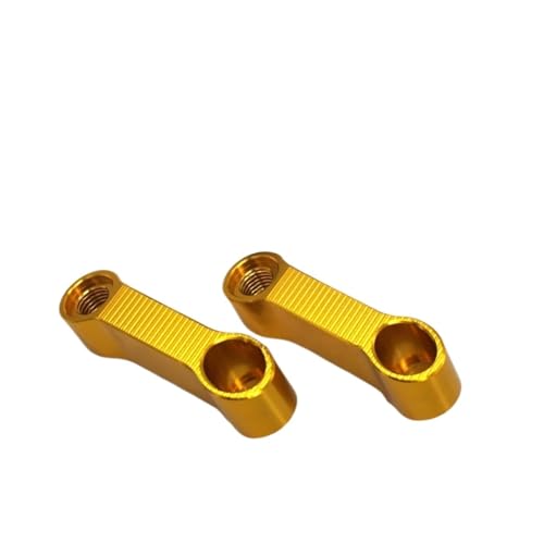 XBMTN Motorrad Rückspiegel Verlängerung Riser Adapter Halterung Für Kawasaki Z250 Z300 Z650 Z900 Z800 Z1000 Z750 ER 6N ER6N(Gold) von XBMTN