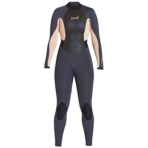 Xcel Damen Axis OS 3/2mm Neoprenanzug, schwarz grau orange, 1 EU von XCEL