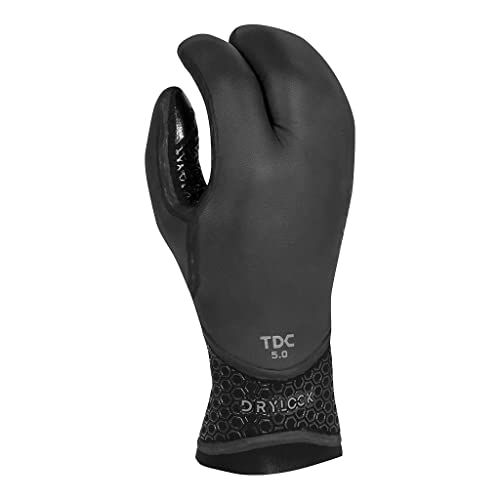 XCEL Drylock 3-Finger Handschuhe, 5 mm Neoprenanzughandschuhe, Neoprenanzüge, Schwarz, m von XCEL