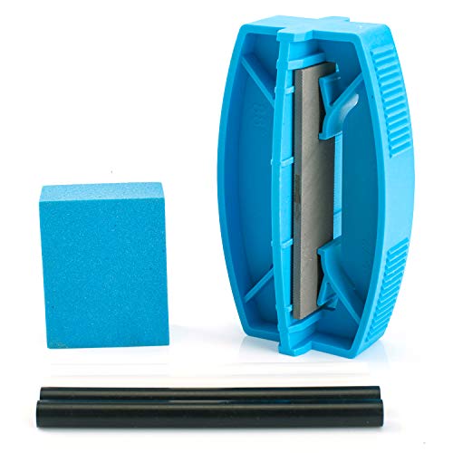 XCMAN Komplettes Ski-/Snowboard-Pflegeset für Seitenkanten/Ski, Winkelwerkzeug + Gummi-Stein + PTEX-Basisreparatur XCMAN Komplettes Ski-/Snowboard-Pflegeset für Seitenkanten/Ski, Winkelwerkzeug + Gummi-Stein + PTEX-Basisreparatur von XCMAN