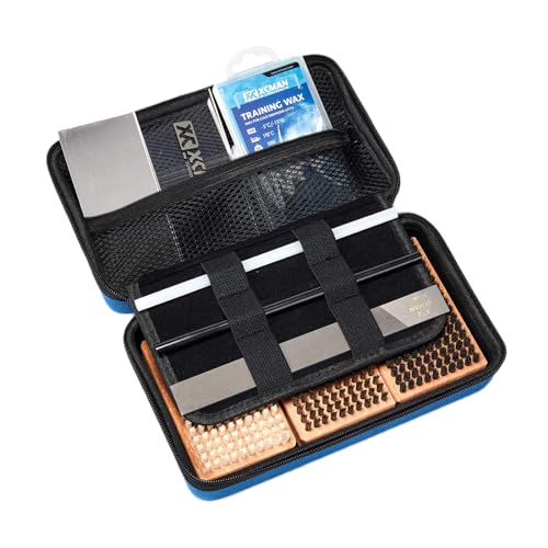 XCMAN Ski Snowboard Waxing & Tuning Complete Brush Kit - Nylon,Brass,Horsehair Brush Metal Scraper Wax Scraper and PTEX Flate File XCMAN Ski Snowboard Waxing & Tuning Complete Brush Kit - Nylon,Brass,Horsehair Brush Metal Scraper Wax Scraper and PTEX Flate File von XCMAN