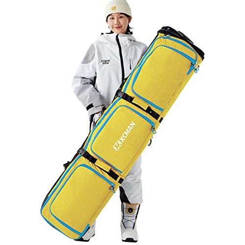 XCMAN Snowboardtasche Robuste 160/190cm Snowboard-Tasche Für -Skitrage-Rucksack Flugreisen geeignet von XCMAN