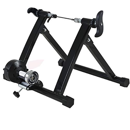 Fahrradtrainer, faltbares magnetisches Widerstands-Power-Cycling-Werkzeug für den Innenbereich, kompatibel mit 24-29 Zoll 700C-Fahrradrädern von XCSCUK