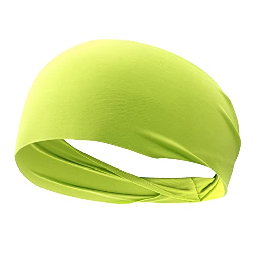 XCVFBVG Sport-Stirnbänder Sports Headband Running Fast Dry Headband Yoga Hair Band Outdoor Sport Sweat Absorbing Headband(Yellow) von XCVFBVG