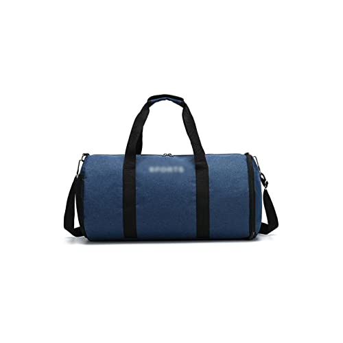 XCVFBVG Yogamatten-Taschen Business Men Travel Handbag Sports Gym Bag with Shoe Compartment Outdoor Trip Luggage Duffle Bag Women(Blue) von XCVFBVG