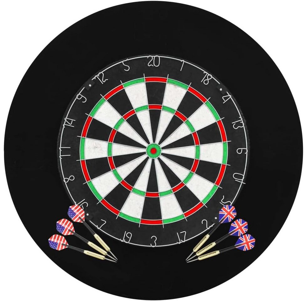 XDOVET Dartscheibe 6 Dartpfeilen Surround Profi Dartboard Steeldart Dart Set von XDOVET