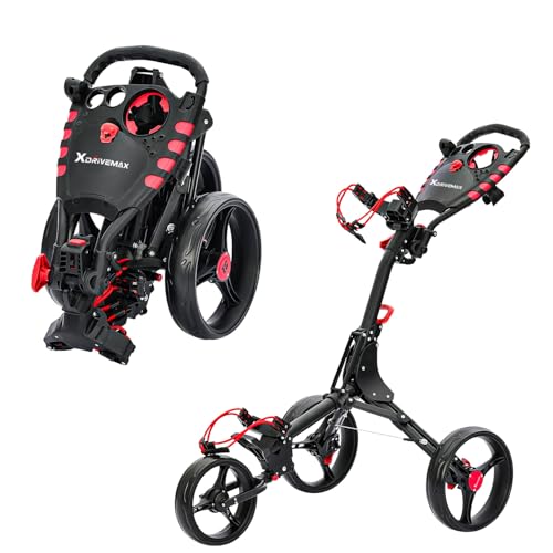 XDriveMax GC408 Folding Golf Push Cart von XDriveMax