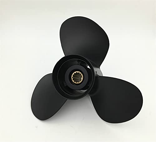 XEBRAD 13x19 40hp-140hp, for OMC Stern Drive Propeller 13 Tooth Spline Aluminium Propeller Bootszubehör Marine Propeller Außenbordbootpropeller von XEBRAD