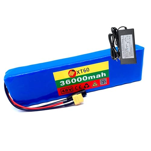 48V 36Ah 13S2P Lithium-Ionen-Akku Für Elektrofahrräder, Ideal Für 50–750W Elektrofahrradmotor, Mit Ladegerät Und Integriertem BMS-Schutz XT60 Plug,48V 36Ah 48V 36Ah 13S2P Lithium-Ionen-Akku Für Elektrofahrräder, Ideal Für 50–750W Elektrofahrradmotor, Mit Ladegerät Und Integriertem BMS-Schutz XT60 Plug,48V 36Ah von XELLOM