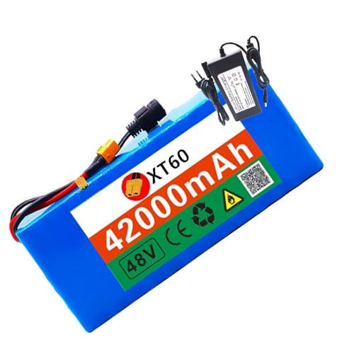 48V 42Ah 13S3P Lithiumbatterie Ebike-Batterie Li-Ionen-Akku Mit 54,6 V 2 A-Ladegerät + BMS für Motorkit Unter 1000W XT60 Plug+T Plug XT60 Plug,48V 42Ah 48V 42Ah 13S3P Lithiumbatterie Ebike-Batterie Li-Ionen-Akku Mit 54,6 V 2 A-Ladegerät + BMS für Motorkit Unter 1000W XT60 Plug+T Plug XT60 Plug,48V 42Ah von XELLOM