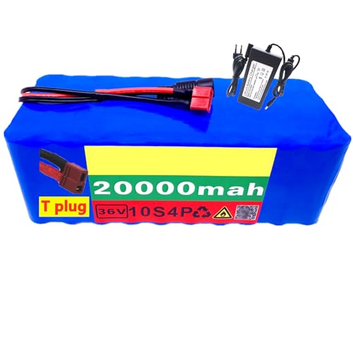 E-Bike Pedelec Akku 36V 20Ah Ebike Battery Pack 10S4P Rechargeable Li-Ion Battery Eingebauter BMS Wasserdichter PVC-Akku Mit Ladegerät BMS XT60/T Plug T Plug,36V 20Ah E-Bike Pedelec Akku 36V 20Ah Ebike Battery Pack 10S4P Rechargeable Li-Ion Battery Eingebauter BMS Wasserdichter PVC-Akku Mit Ladegerät BMS XT60/T Plug T Plug,36V 20Ah von XELLOM
