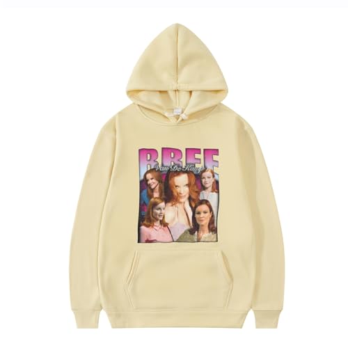 XFICSD Hoodie Bree Van De Kamp Pullover Herren Bequeme Freizeitsportbekleidung, Modische Cartoon-Druck-Kapuzenoberteil Damen-Langarmjacke-Pink||XS von XFICSD