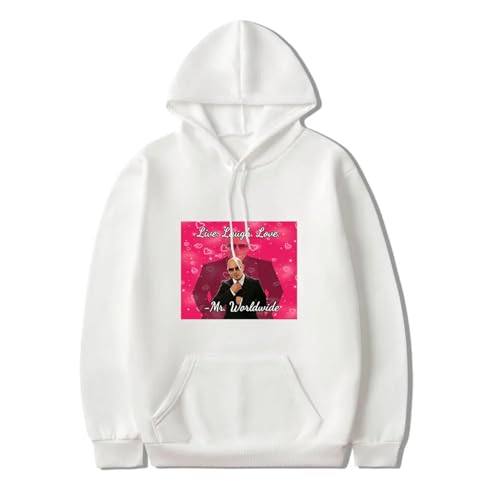 XFICSD Hoodie Mr.Worldwide Sportbekleidung Für Männer Und Frauen, Cartoon-Print-Hoodie, Modische Und Bequeme Langarmjacke, Lässiges Kapuzenoberteil-Grey||XS von XFICSD