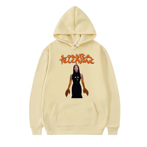 XFICSD Hoodie Peggy Gou Sweatshirt Damenmode Pullover, Herren Lässiges Bequemes Sweatshirt Cartoon-Druckmuster Langarmjacke-Grey||XS von XFICSD