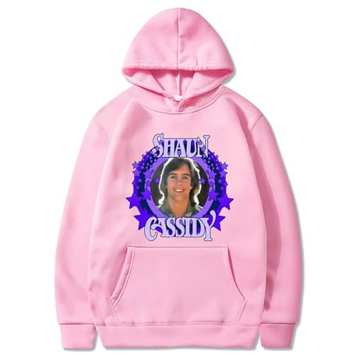 XFICSD Hoodie Shaun Cassidy Sweatshirt Stilvoller Lockerer Pullover, Lässiges Kapuzenoberteil Für Männer Und Frauen Bequeme Langarmjacke-White||XS von XFICSD