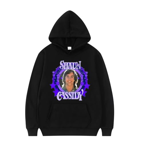 XFICSD Hoodie Shaun Cassidy Sweatshirt Stilvoller Lockerer Pullover, Lässiges Kapuzenoberteil Für Männer Und Frauen Bequeme Langarmjacke-White||XS von XFICSD