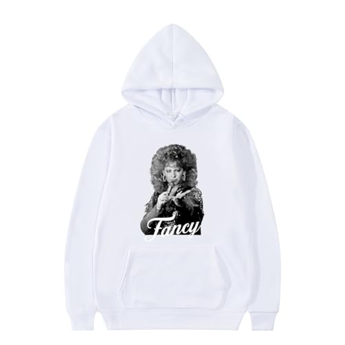 XFICSD Kapuzenpulli Reba McEntire Pullover Sweatshirt Sweatshirt Mode Cartoon Print Sweatshirt Männer Frauen Lose Jacke Casual Langarm Top-Black||XS von XFICSD