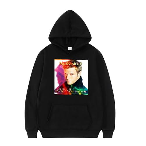XFICSD Kapuzenpullover Nick Carter Sweatshirt Herren Bequem Lässig Langarm Top Damen Freizeitjacke Cartoon Print Fashion Hooded Sweatshirt-Pink||XS XFICSD Kapuzenpullover Nick Carter Sweatshirt Herren Bequem Lässig Langarm Top Damen Freizeitjacke Cartoon Print Fashion Hooded Sweatshirt-Pink||XS von XFICSD