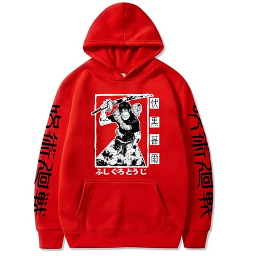 XFICSD Sportswear Fushiguro Toji Modischer Cartoon-Druck-Langarm-Hoodie, Bequemes, Lässiges Langarm-Oberteil Für Damen Und Herren, Modische, Lockere Jacke-White||XS XFICSD Sportswear Fushiguro Toji Modischer Cartoon-Druck-Langarm-Hoodie, Bequemes, Lässiges Langarm-Oberteil Für Damen Und Herren, Modische, Lockere Jacke-White||XS von XFICSD