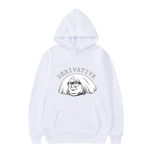 XFICSD Sweatshirt Danny DeVito Kapuzenpullover Für Damen, Cartoon-Druck, Lässiges Sweatshirt, Modisches Und Einfaches Langarm-Oberteil Für Herren, Lockere Jacke-Grey||XS von XFICSD