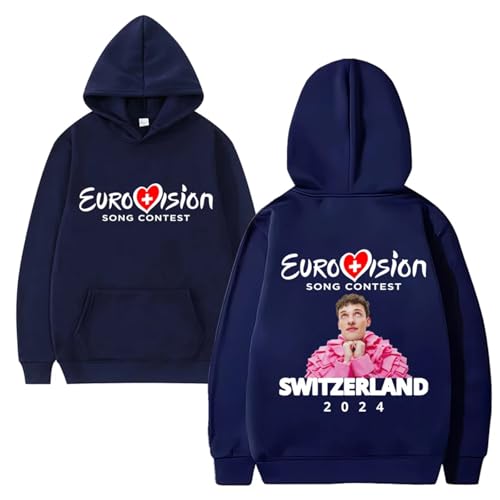 XFICSD Sweatshirt Nemo Mettler Hoodie Damen Bequemer Freizeitpullover, Modischer Cartoon-Druck Langarm-Oberteil Herren-Kapuzenjacke-Pink||XS von XFICSD