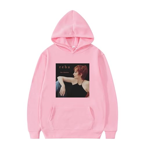 XFICSD Sweatshirt Reba McEntire Hoodie Men's Fashion Loose Jacket,Women's Casual Long Sleeve Jacket Comfortable Cartoon Print Sweatshirt-Black||XS von XFICSD