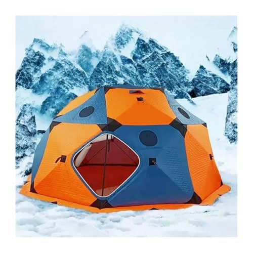 biwakzelt Ridge Tragbarer Ice Shelter Pop-up-Eisangelzelt Zelt Shanty 8+ Personen Extra große Tür 220 Extra hoch Campingzelt von XFYESL